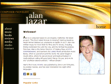 Tablet Screenshot of alanlazar.com